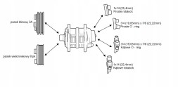 Valeo TM16 Компресор кондиціонера оригінал seltec valeo tm16xs 24v 8pk кутовий 1×14
