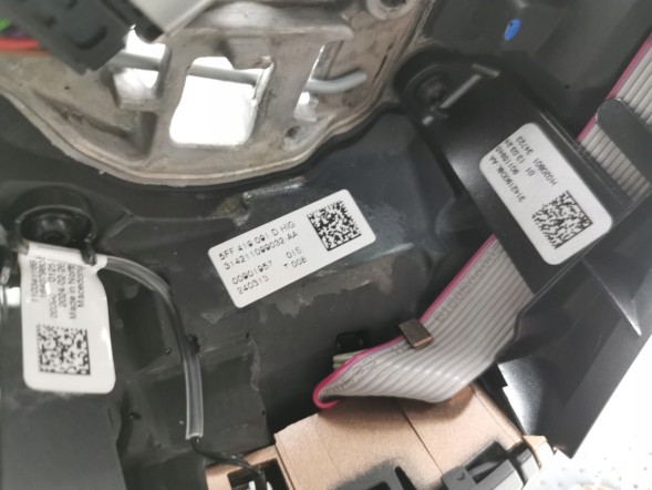 Volkswagen OE 5FF419091D, DWP538026OE Спортивне шкіряне кермо Cupra Terramar 5FF419091D Нове оригінальне