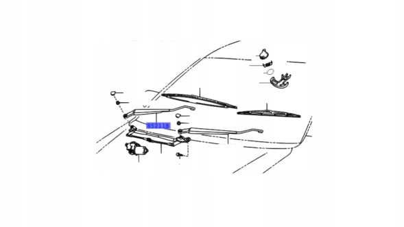 Toyota заводська комплектація 85211-02110 Toyota oe 85211-02110 плече склоочисника переднє праве corolla 02-