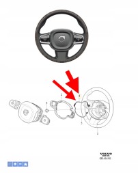 Volvo OE ДЖГУТ ПРОВОДІВ КЕРМА VOLVO XC90 2016- XC60 2018- OEM/OE 31404245