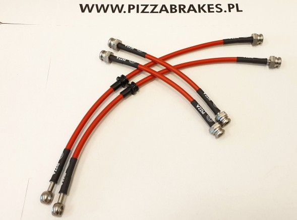 Pizza Brakes Przewody w stalowym oplocie OPEL OMEGA B V94 Провід у сталевому обплетенні OPEL OMEGA B V94