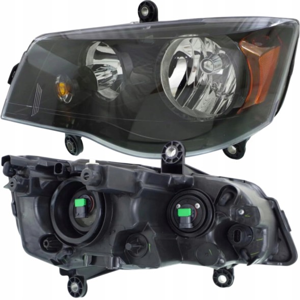 Mertt MRT-2027719 Фара лампа передня чорна ліва 68206501aa dodge grand caravan 2008-2016