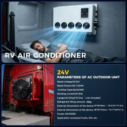 Sunster Sunster S-AC3-1 24V Парковальний кондиціонер настінний 24в split для вантажівки/каміона/буса sunster