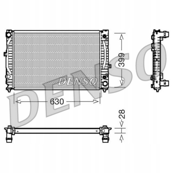 Denso DRM02031 Denso drm02031 теплообмінник