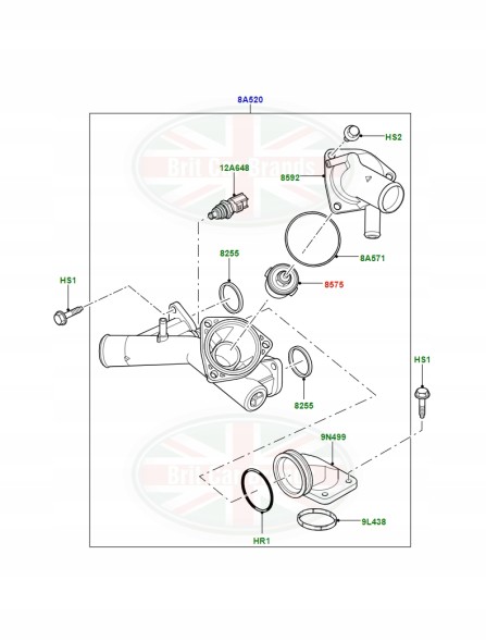 Land Rover OE Термостат Land Rover OE LR005765
