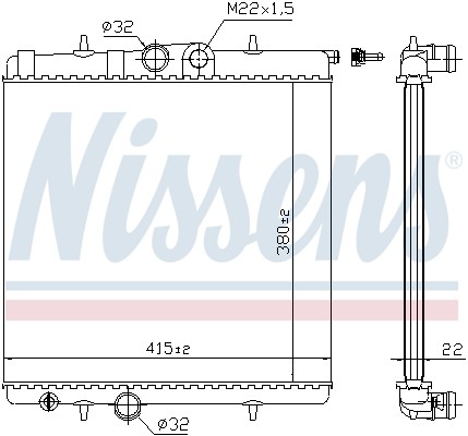 63708A NISSENS Радіатор