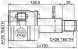Febest 0711-GVSQRH Шрус (граната) на півось 0711-gvsqrh febest suzuki