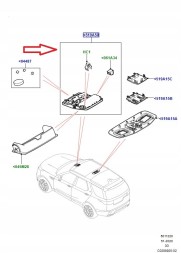 Land Rover OE Консоль стельова Land Rover LR169803