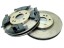 GT-Parts 003341x2, 023331 Диски x2 + колодки ПЕРЕДНІ MERCEDES C E W210 W203 CLK