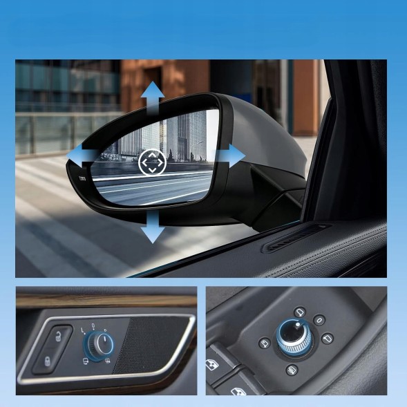 convitex 5H1857507, 5H0857537 GRU,5H0857521 Ліве дзеркало заднього виду для VW Golf 8, з 2019 року випуску M2936