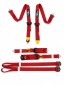 FMIC FP-HARNESS-31-012 Спортивні ремені типу Formula з омологацією FIA 6 точок 2" Червоні FMIC Pro