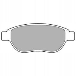 Delphi BG3622,LP1653 Передні диски та колодки DELPHI CITROEN C4 I 1.6 THP