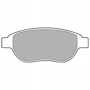 Delphi BG3622,LP1653 Передні диски та колодки DELPHI CITROEN C4 I 1.6 THP