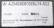Mercedes-Benz OE Килимки велюрові Mercedes GLC W254 A25468078009 9J74 A2546808100