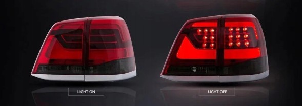 VLAND 818491-2 mhm Комплект задніх ліхтарів Vland Led Smoke Tuning Toyota Land Cruiser V8 200 fj200 07-15