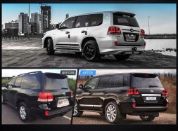VLAND 818491-2 mhm Комплект задніх ліхтарів Vland Led Smoke Tuning Toyota Land Cruiser V8 200 fj200 07-15