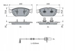 Bosch 0 986 494 986 Гальмівні колодки 0 986 494 986 bosch