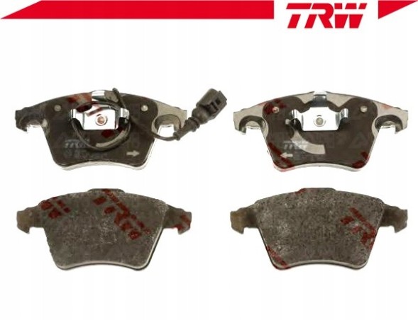 TRW PRO/GDB1721 TRW Гальмівні колодки vw передні touareg 2,5t trw + помічник зіткнення #34