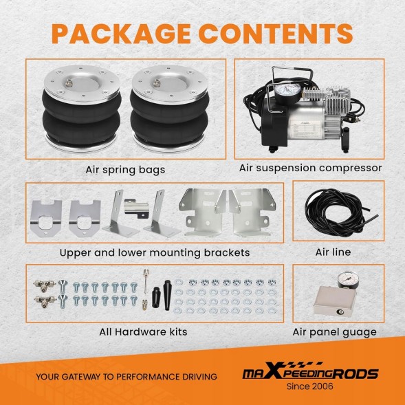 XX21XV MaXpeedingrods пневмопідвіска 12В для Ford Transit 2001-2020
