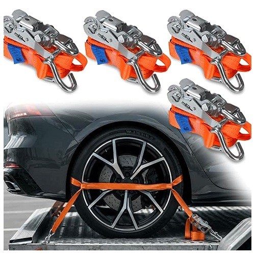 AD BRAKE B09VPDKB4C РЕМЕНІ ДЛЯ КРІПЛЕННЯ ВЕЛОСИПЕДА КОМПЛЕКТ 4 ШТ 2.9 М ТРАНСПОРТУВАННЯ АВТОМОБІЛЕМ металеві