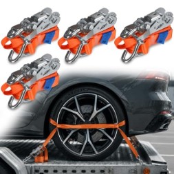 AD BRAKE B09VPDKB4C РЕМЕНІ ДЛЯ КРІПЛЕННЯ ВЕЛОСИПЕДА КОМПЛЕКТ 4 ШТ 2.9 М ТРАНСПОРТУВАННЯ АВТОМОБІЛЕМ металеві