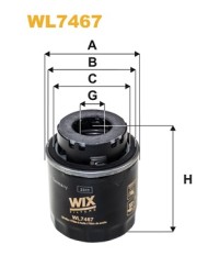 WL7467 WIX FILTERS Фільтр оливи