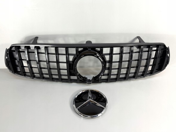 Dac ATRAPA GRILL CHROM PANAMERICA MERCEDES GLC 253 LIFT BLACK CZARNY SUV COUPE NOWY MODEL 2019-2022 253-GTR MERCEDES GLC W253 253 LIFT AMG РЕШІТКА ПЕРЕДНЬОЇ РАДІАТОРНОЇ РІШІТКИ GT PANAMERICANA FV