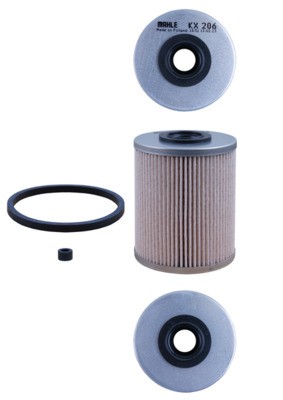 KX206D MAHLE ORIGINAL Фільтр палива