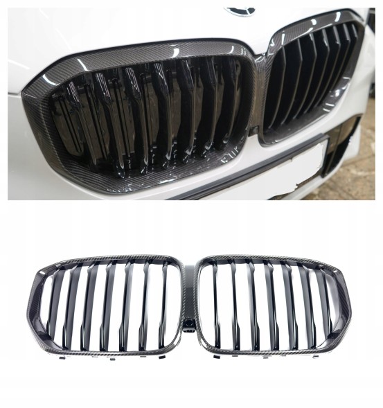 Китай 13138 Решітка радіатора з вуглецевого волокна BMW X5 G05 Pre-facelift M-Performance Style