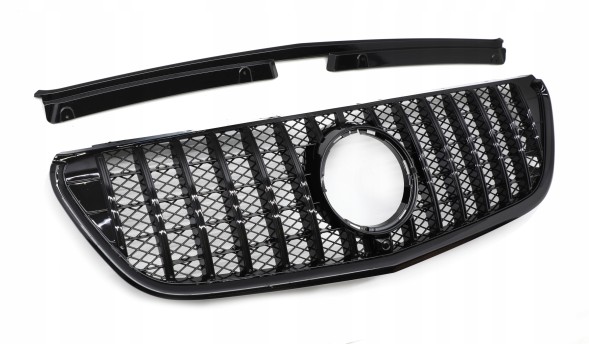 TOPGER KRG-ME-234 XX РЕШІТКА РАДІАТОРА MERCEDES DB VITO W447 16-19 ЧОРНИЙ ГЛЯНЕЦЬ СТИЛЬ GTR