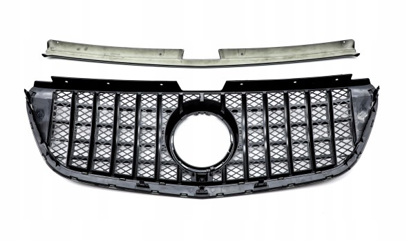 TOPGER KRG-ME-234 XX РЕШІТКА РАДІАТОРА MERCEDES DB VITO W447 16-19 ЧОРНИЙ ГЛЯНЕЦЬ СТИЛЬ GTR