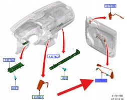 Ford OE ПЛАФОН LED ПІДСВІТКИ ДВЕРЕЙ ПРАВИЙ FORD RANGER 2015- OEM 1902899 _ EB3B-14E080-AA