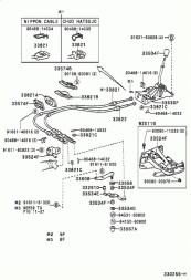 Recco 33821-02140 Трос КПП Toyota Corolla E11 1.4