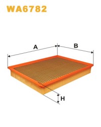 WA6782 WIX FILTERS Фільтр повітряний