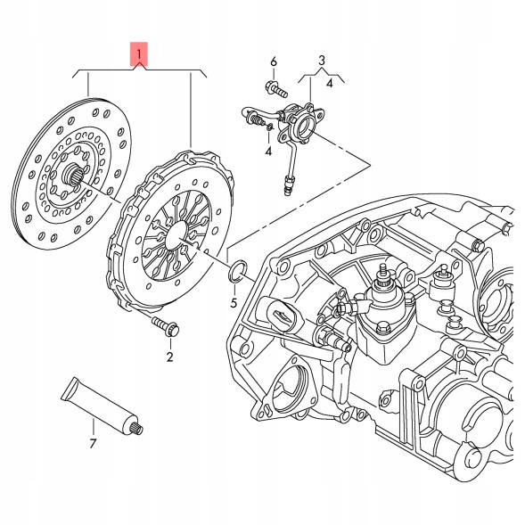 Sachs 3000 970 062 Зчеплення vw гольф/ caddy/ jetta/ passat/ sharan 2,0tdi 08- sachs 3000 970 06