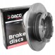 DACO 601022 2× Гальмівний диск DACO ЗАД для Ford Transit 2012- + Гальмівні колодки DACO для Ford Custom Transit ЗАДНІ