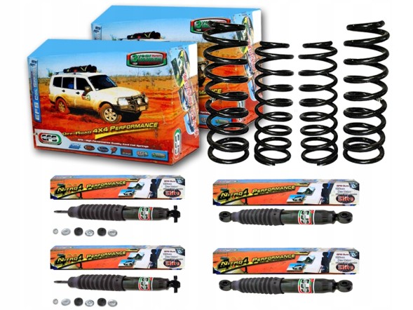 EFS 4WD WJEFSHD100/250KG ПІДВІСКА АМОРТИЗАТОРИ ПРУЖИНИ ЛІФТ +2 GRAND CHEROKEE WJ 55-100/250КГ HD