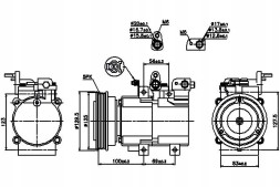 Nissens NIS89276/RS1 Компресор кондиціонеру компресор nissens 977012630