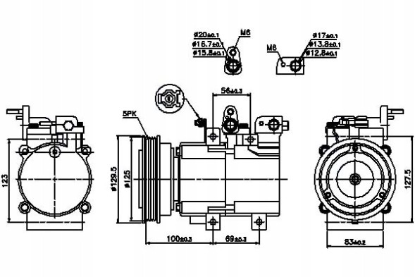 Nissens NIS89276/RS1 Компресор кондиціонеру компресор nissens 977012630