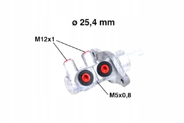 MET05-0571/SERW METELLI ГАЛЬМІВНИЙ НАСОС OPEL ASTRA H 1.9 CDTI 16V