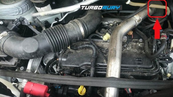 Turborury 144602862R Шланг турбо труба renault master iii opel movano 2.3 bi-turbo 144602862r