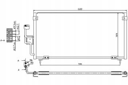 Nissens 86220284 NIS Nis94702 охолоджувач кондиціонера mitsubishi galant + помічник водія #33