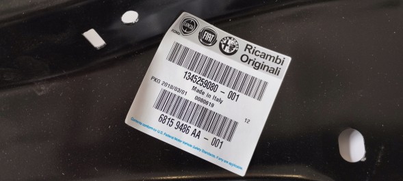 Fiat OE 1345259080 ОКУЛЯРНЕ ПОСИЛЕННЯ ПЕРЕДНЬОГО ПОЯСА FIAT DUCATO 06-