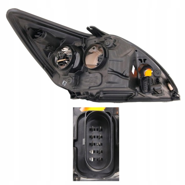 Visteon 320509-T MHM TUNING Рефлектор Фара Передня Ford Focus II 2 mk2 Lift Fl 2008-2012 L