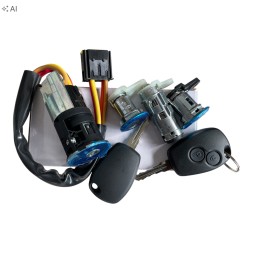 Blik NOWA STACYJKA KOMPLET ZESTAW ZAMKÓW ZAMKI PILOT POD TEN SAM KLUCZ KLUCZYKI PILOT STACYJKA DACIA DUSTER I 2010 2011 2012 2013 2014 2015 2016 2017 2018 ЗАМКИ ЗАПАЛЮВАННЯ КОМПЛЕКТ З КЛЮЧАМИ ТА ПУЛЬТОМ ДЛЯ DACIA DUSTER I