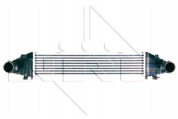 NRF 30506 Інтеркулер nrf mercedes c180 2010.01-. 30506