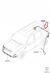 Land Rover OE Джгут заднього бампера Land Rover LR134322
