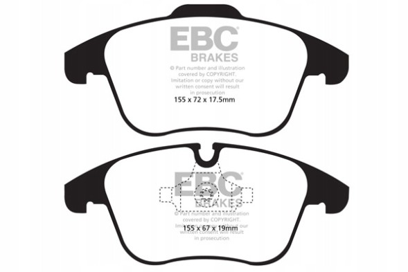 EBC DPX2040 Гальмівні колодки ultimax2 ebc brakes citroen c5 peugeot 508