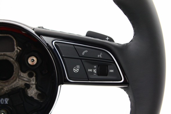 Audi OE 8W0419091FR, DWP521134OE НОВЕ ОРИГІНАЛЬНЕ КЕРМО З ПЕРЕМИКАЧАМИ ТА ШКІРОЮ, З ПІДІГРІВОМ AUDI A4 A5 8W B9 8W0419091FR