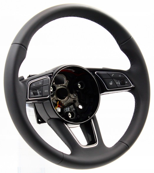 Audi OE 8W0419091FR, DWP521134OE НОВЕ ОРИГІНАЛЬНЕ КЕРМО З ПЕРЕМИКАЧАМИ ТА ШКІРОЮ, З ПІДІГРІВОМ AUDI A4 A5 8W B9 8W0419091FR